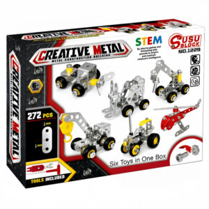 272PC Metal Diy Vehicle Block