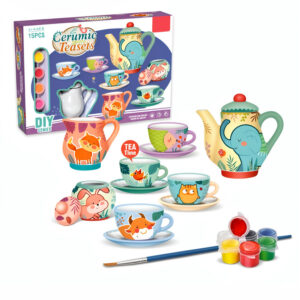 Tea set coloring