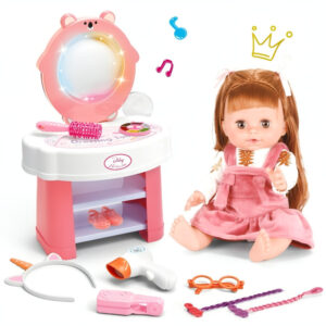 Doll with vanity